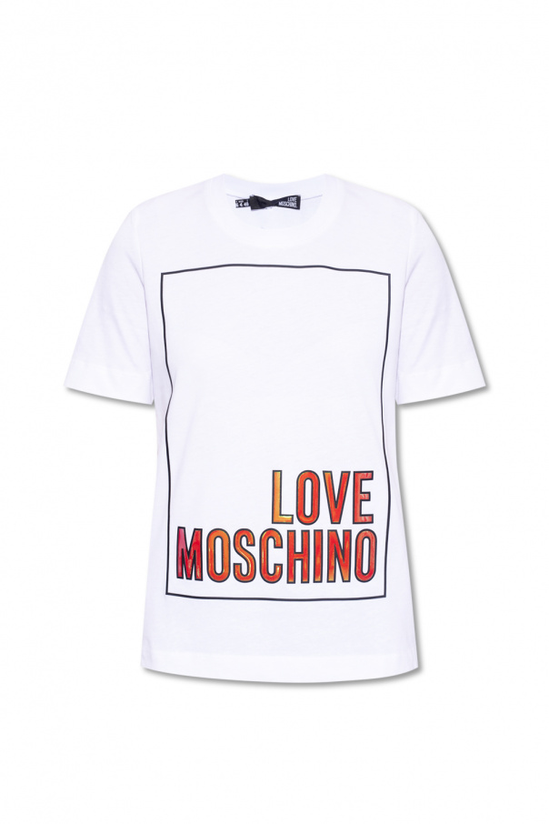 Love, MOSCHINO made with love short sleeve deals T-shirt xxl blue green